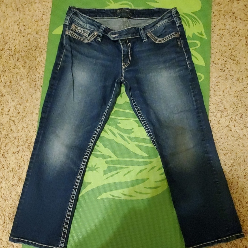 Silver Capris